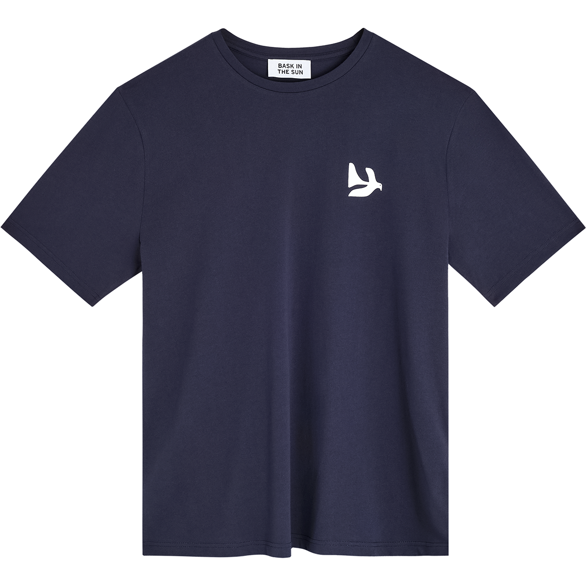 Bask in the Sun Peace Tee Navy Herren T-Shirt Rgular Fit blau